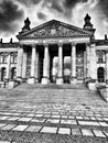 Sightseeing Berlin. Artistic look in black and white. Royalty Free Stock Photo