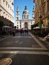 Sightseeing Budapest, beautiful architecture example on the Capital Hungary. Artistic look in colours.
