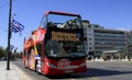 Sightseeing Bus Athens & Piraeus Royalty Free Stock Photo