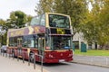 Sightseeing bus in Budapest. Royalty Free Stock Photo