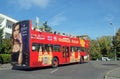 Sightseeing bus in Budapest Royalty Free Stock Photo