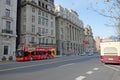 Sightseeing bus in the bund Shanghai