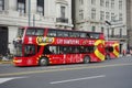 Sightseeing bus in the bund Shanghai Royalty Free Stock Photo