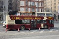 Sightseeing bus in the bund Shanghai Royalty Free Stock Photo