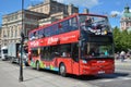 Sightseeing bus in Stockholm, Sweden Royalty Free Stock Photo