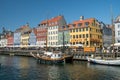 Colourful facades along Nyhavn, Copenhagen