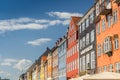 Colourful facades along Nyhavn, Copenhagen