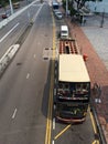 Sightseeing open top bus, Hong Kong Royalty Free Stock Photo