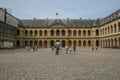 Sightseeing of Paris. FaÃÂ§ade of the The National Residence of the Invalids. The court of honor of the Invalides.