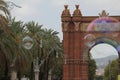 Spain, Barcelona, Arch of Triumph , august 2018