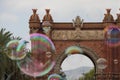 Spain, Barcelona, Arch of Triumph , august 2018