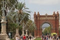 Spain, Barcelona, Arch of Triumph , august 2018