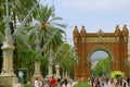 Spain, Barcelona, Arch of Triumph , august 2018