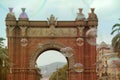 Spain, Barcelona, Arch of Triumph , august 2018