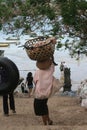 Women in small village in Bali, Indonesia