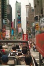 Sightseeing Tour Bus in Tmes Square New York USA