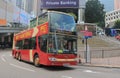 Sightseeing tourist bus Hong Kong Royalty Free Stock Photo