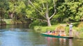 Sightseers enjoy being punted down the Avon River