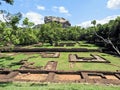 Sigiri Fortress in Sri Lanka Royalty Free Stock Photo