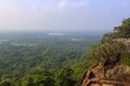 Sigiriya is an ancient mountain fortress destroyed the remnants of the Palace, located in the Central Matale. View from Royalty Free Stock Photo