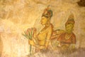 Sigiriya Frescos, Sri Lanka Royalty Free Stock Photo