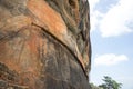 Sigiriya Lion Rock in Dambulla, Sri Lanka. Royalty Free Stock Photo