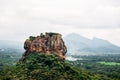 Sigiriya Lion Rock Fortress, Sri Lanka. View from Pidurangala rock