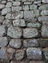 Sigiriya mountain, photo of brick wall near, background, texture
