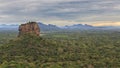 Sigiriya Rock Fortress, UNESCO World Heritage Site, seen from Pidurangala Rock, Sri Lanka, Royalty Free Stock Photo