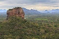 Sigiriya Rock Fortress, UNESCO World Heritage Site, seen from Pidurangala Rock, Sri Lanka, Royalty Free Stock Photo