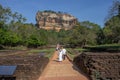 Sigiriya or Sinhagiri is an ancient rock fortress Royalty Free Stock Photo