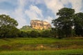 Sigiriya or Sinhagiri an ancient rock fortress in Sri Lanka Royalty Free Stock Photo