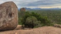 Sigiriya Rock Fortress, UNESCO World Heritage Site, seen from Pidurangala Rock, Sri Lanka, Royalty Free Stock Photo