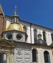 Sigismund's Chapel & Wawel Cathedral Entrance Gate in Krakow, Poland Royalty Free Stock Photo