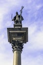 Sigismund`s Column in Castle Square, Warsaw, Poland Royalty Free Stock Photo