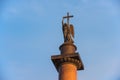 Sigismund`s Column in Warsaw, Poland