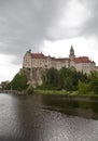 Sigmaringen Castle and Donau Royalty Free Stock Photo