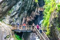 Sigmund Thun Gorge. Cascade valley of wild Kapruner Ache near Kaprun, Austria