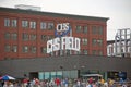 The Sign Above CHS Field in St. Paul, Minnesota Royalty Free Stock Photo