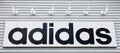 Sign adidas on the building