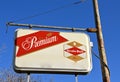 Sign advertising Grain Belts, Premium Beer