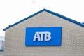 Sign of an Alberta Treasury Branches, doing business as ATB Financial, is a financial