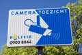 Sign From The Amsterdam Police Camera Enforcement The Netherlands