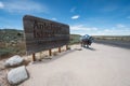 Sign for Antelope Island State Park in Utah