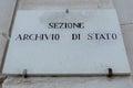 ITALY TRANI APRIL 17 2023 SIGN