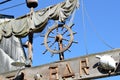 Sign of bar in the shape of boat bridge.