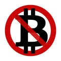 Sign: Bitcoin NOT accepted here