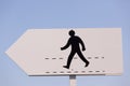 Sign Black Man Walk Path Royalty Free Stock Photo