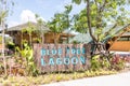 Sign for Blue Tree Lagoon