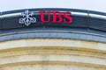 The Union Bank Switzerland UBS in Geneva, Switzerland Royalty Free Stock Photo